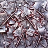 Imprigionati - Tecnica mista su tavola - 2007 - cm 20x20