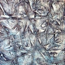 Imprigionati n.10 - Tecnica mista su tavola - 2007 - cm 61,5x50