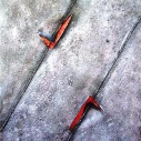 Passioni parallele - Tecnica mista su tela - 2007 - cm 60x50